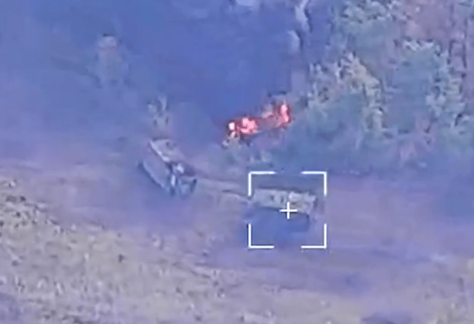 Ukraine previously wiped out several of Putin’s ‘turtle tanks’ in Lyptsy, Kharkiv Oblast