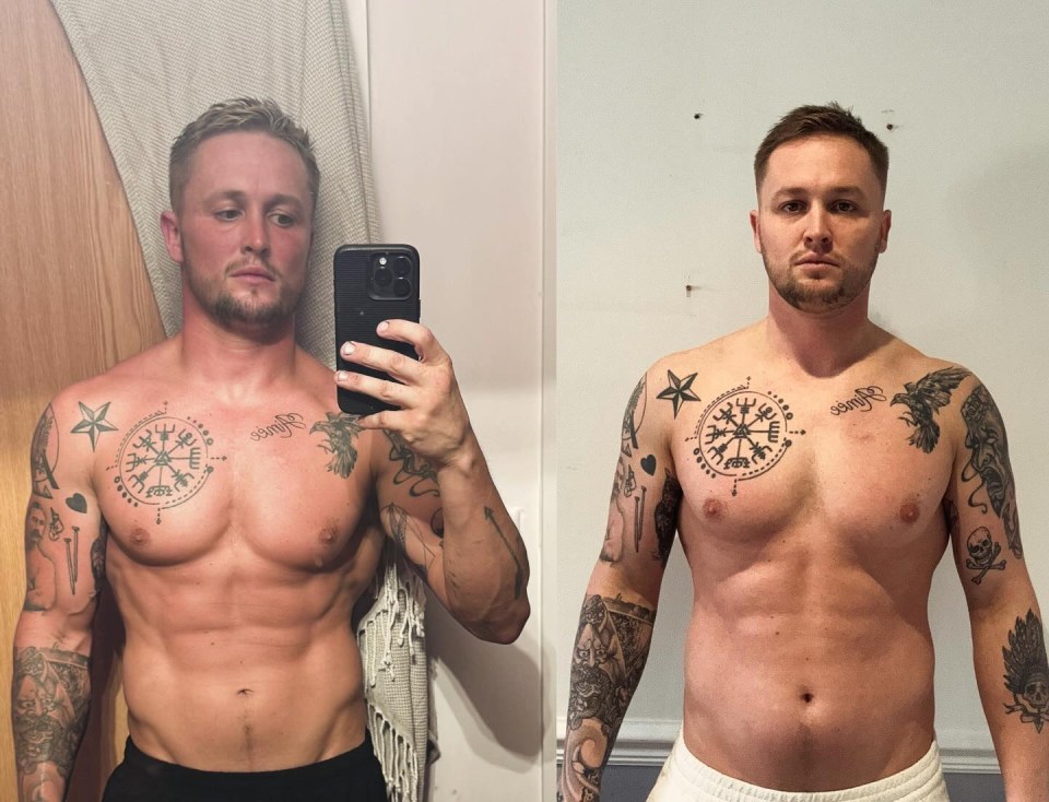 The Hollyoaks star has a really toned physique after getting a personal trainer