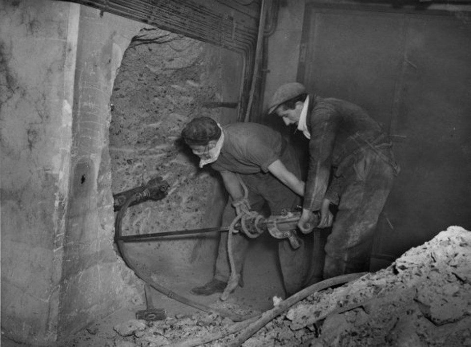 The Kingsway Tunnels were built in 1940 as deep air-raid shelters