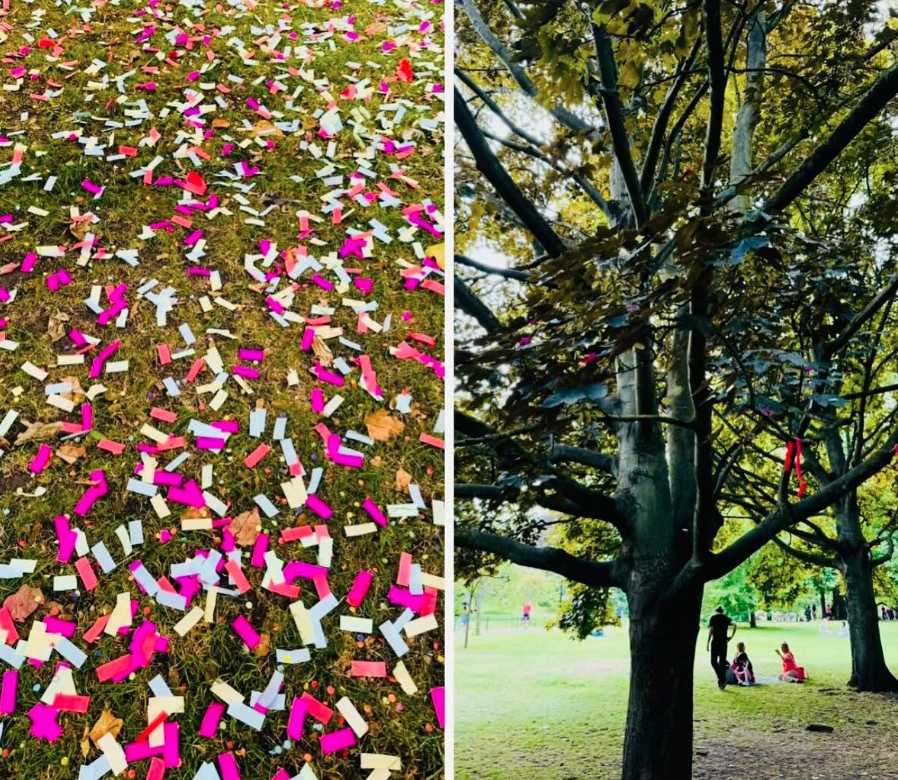 Lisa shared the 'forever tree' on Instagram six months after the star's death.