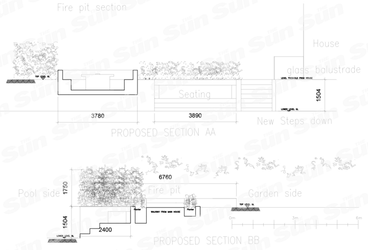 Chilwell wants to plant new laurel and yew hedges and re-level his garden with further soft planting