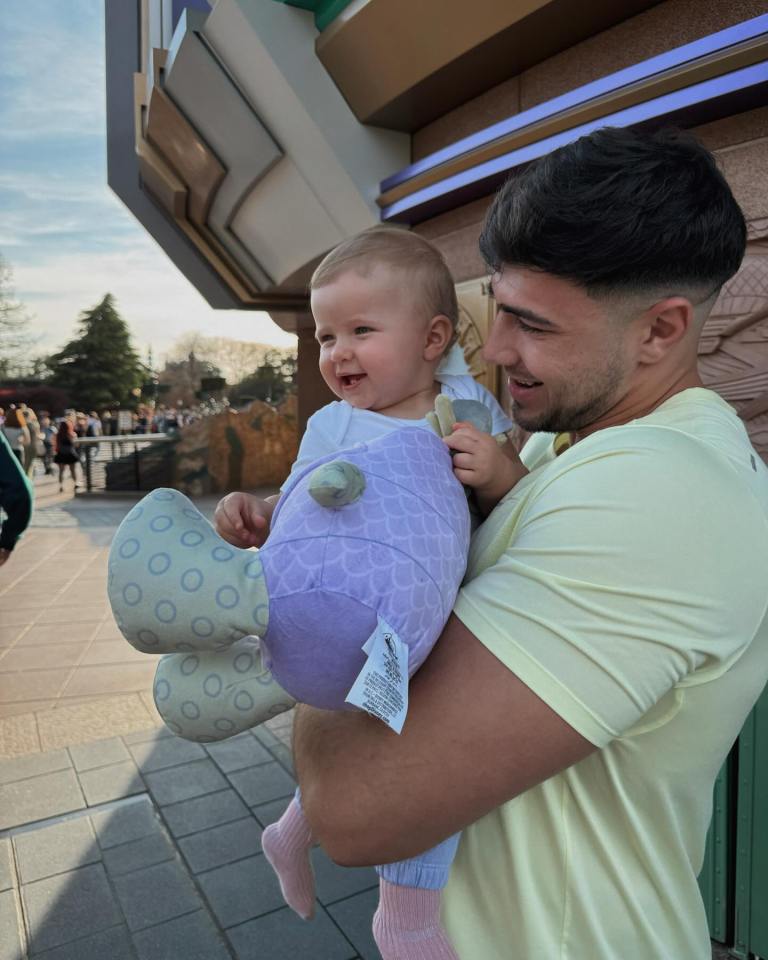 Tommy and his daughter Bambi, born in January 2023