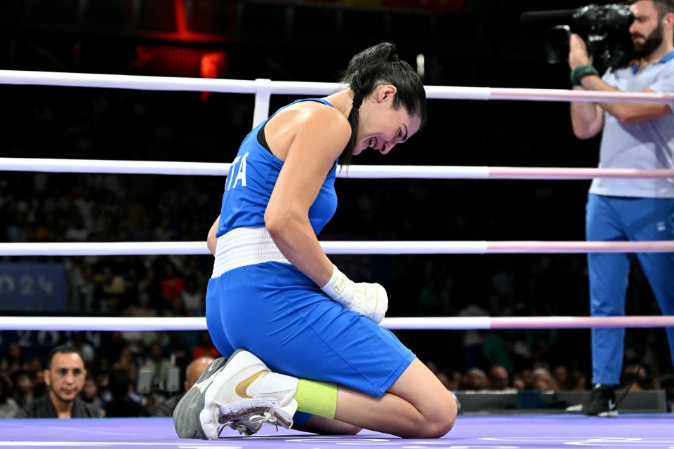 Angela Carini broke down in tears in the ring