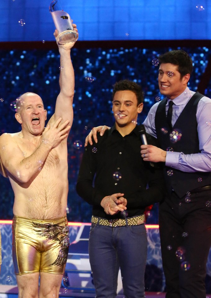  Vernon also hosted ITV's Splash!