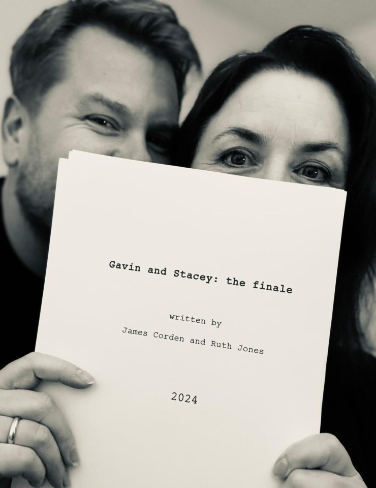 James and Ruth confirmed they'd written the final script back in May