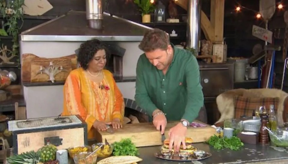 James Martin had a tense exchange with his guest