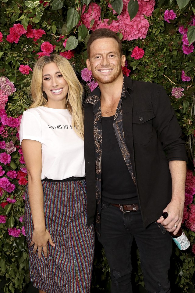 Stacey Solomon made a pond for her ducks, with the help of husband Joe Swash who was given the job of painting the fence