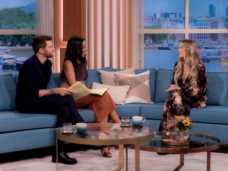 The songstress joined Joel Dommett and Rochelle Humes on the sofa