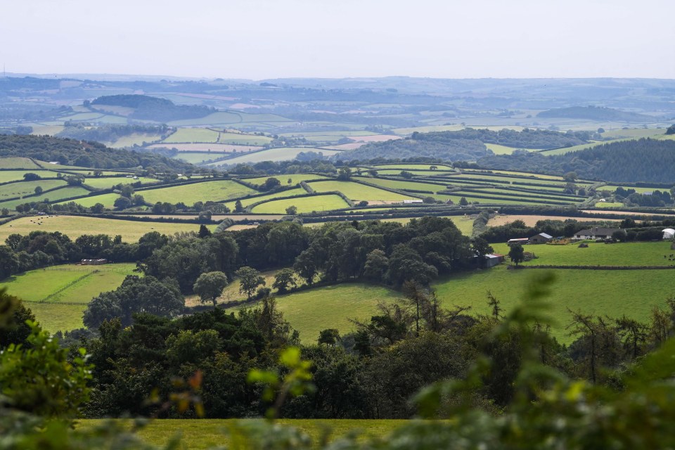 The views from his home are spectacular