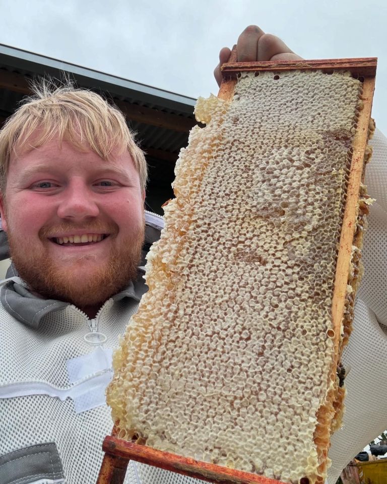 The farming expert is no stranger to sharing updates from the 1,000-acre site