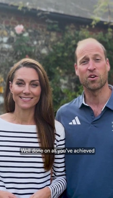 a man and a woman are standing next to each other and the man says well done on all you 've achieved