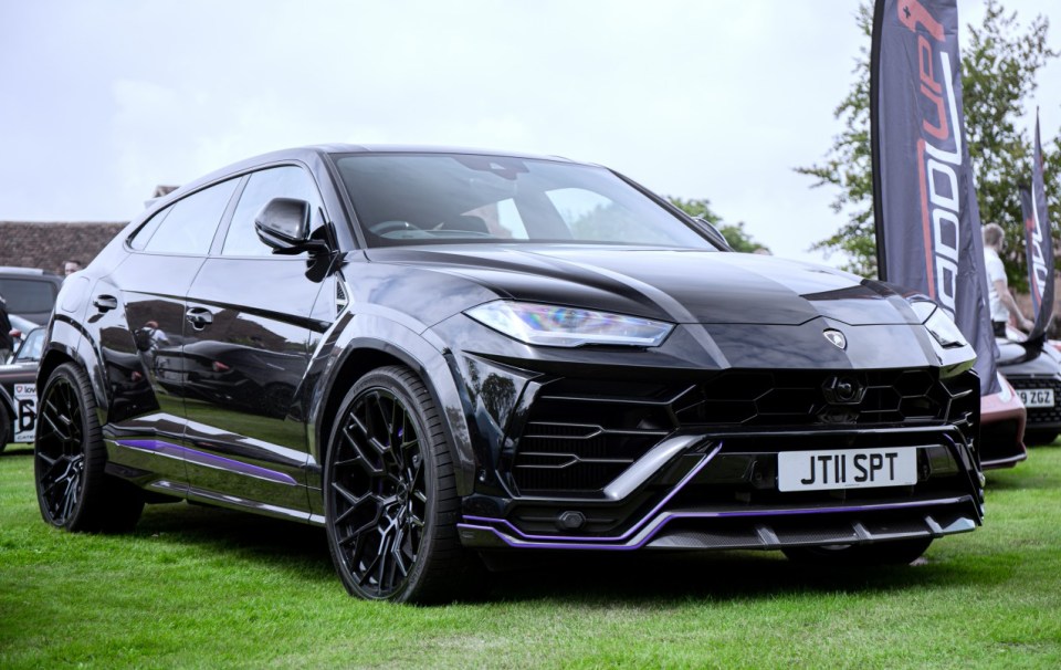 Palmer has been seen behind the wheel of a very smart Lamborghini Urus