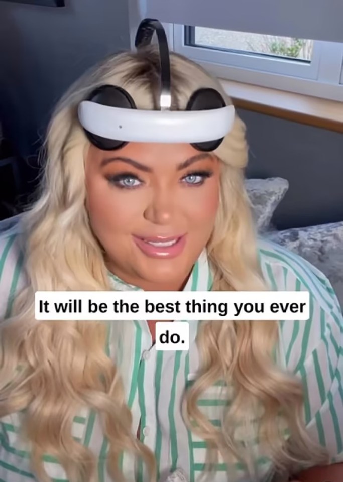 a woman wearing a headset with a caption that says it will be the best thing you ever do