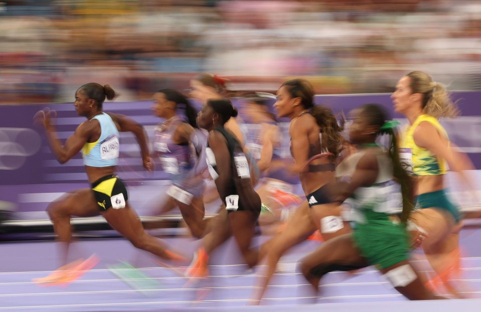 The on-track action at Paris' Stade De France continues today