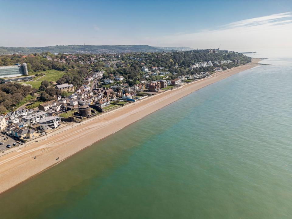 Beaches in the south east of England are likely to be some of the warmest in the country this week