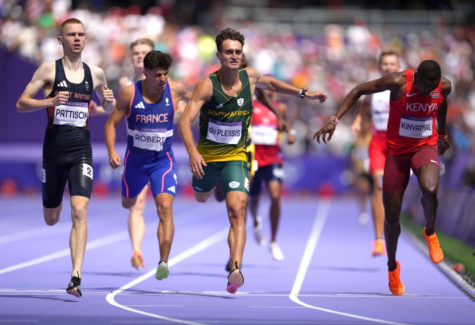 He eased through the 800m heats at the Olympics this week