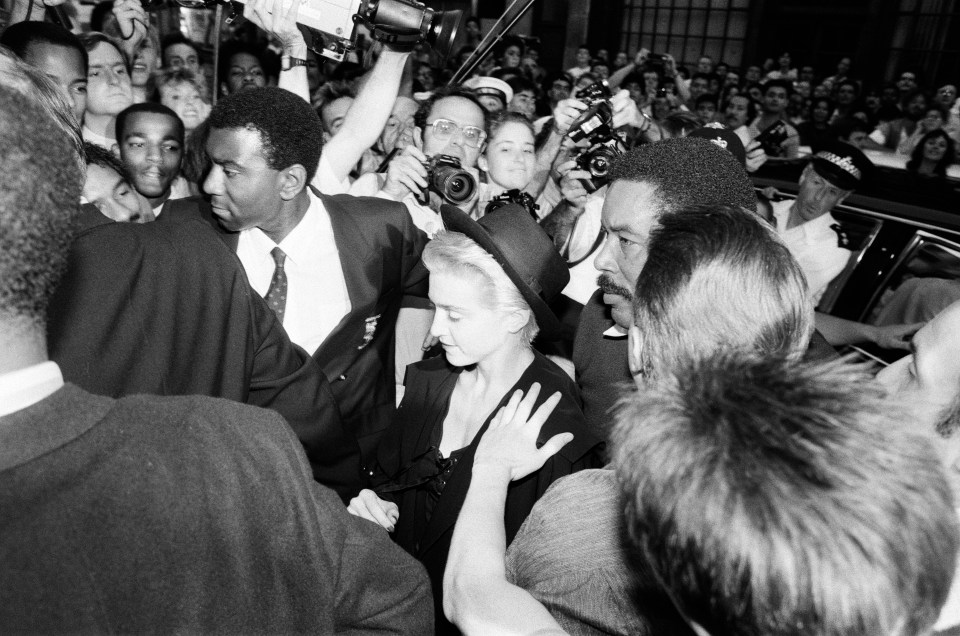 Madonna arrives at the iconic members club in 1987