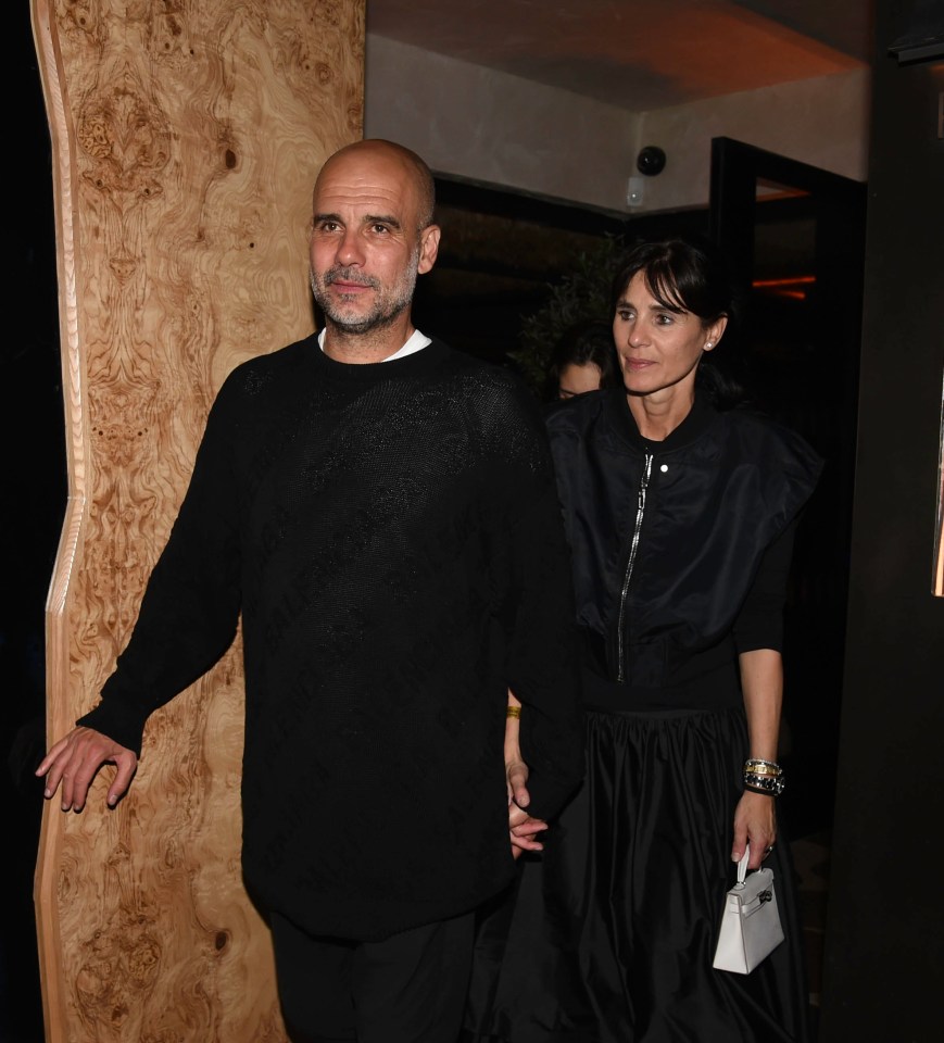 Guardiola met his wife when he was just 18