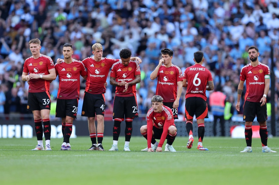 Manchester United suffered penalty heartbreak in the Community Shield