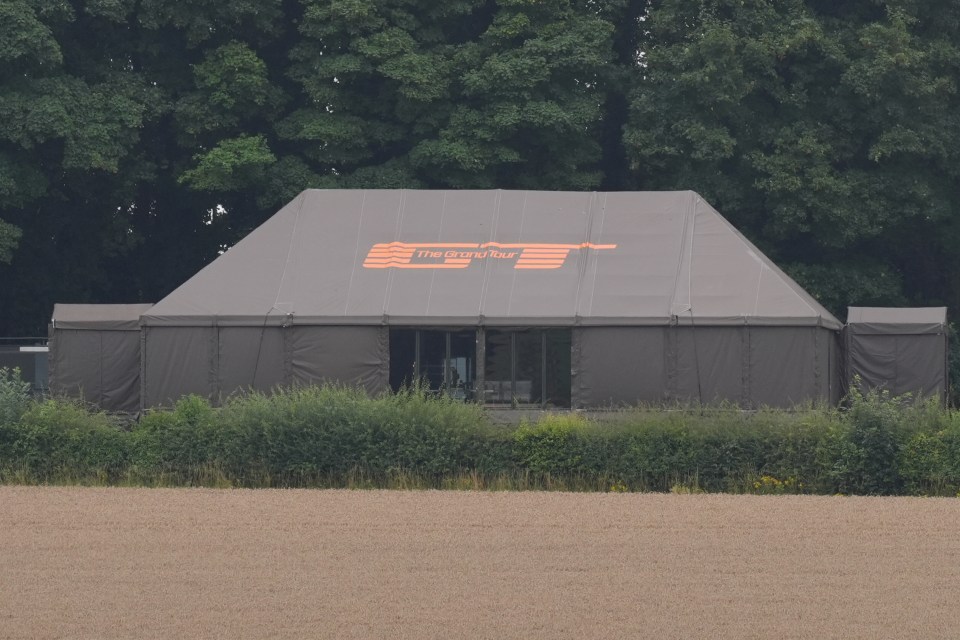 Jeremy has erected a giant marquee in the grounds of his country pub so he can sell alcohol in it