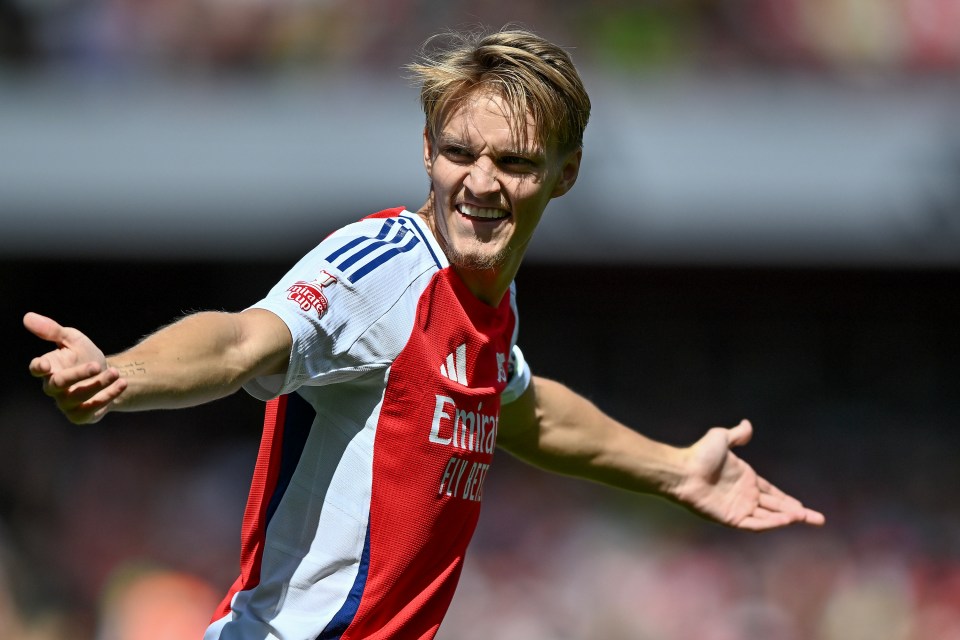 Martin Odegaard was ready to take his spot-kick