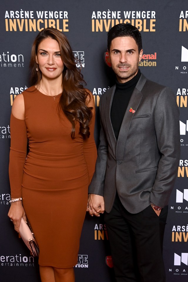 Mikel Arteta and Lorena have been married since 2010