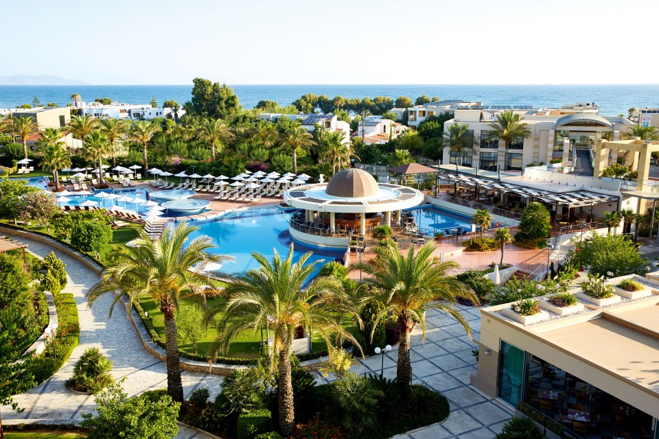 Minoa Palace has a choice of four pools to swim in