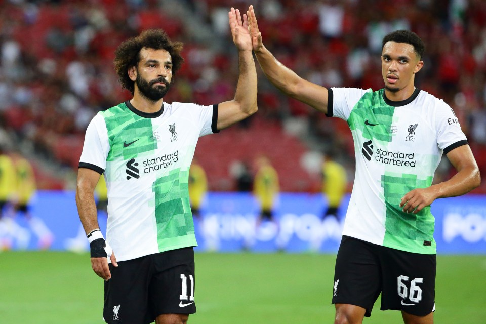 Mohamed Salah and Trent Alexander-Arnold have been handed specific roles in Slot's gameplan