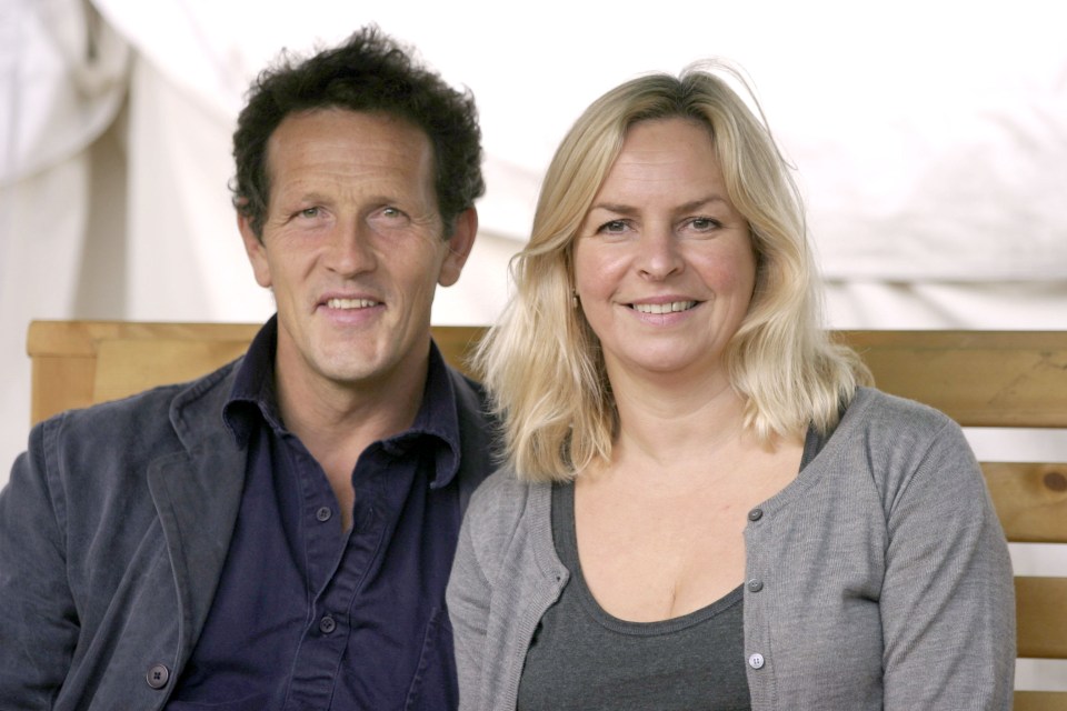 Monty Don and his wife Sarah Don