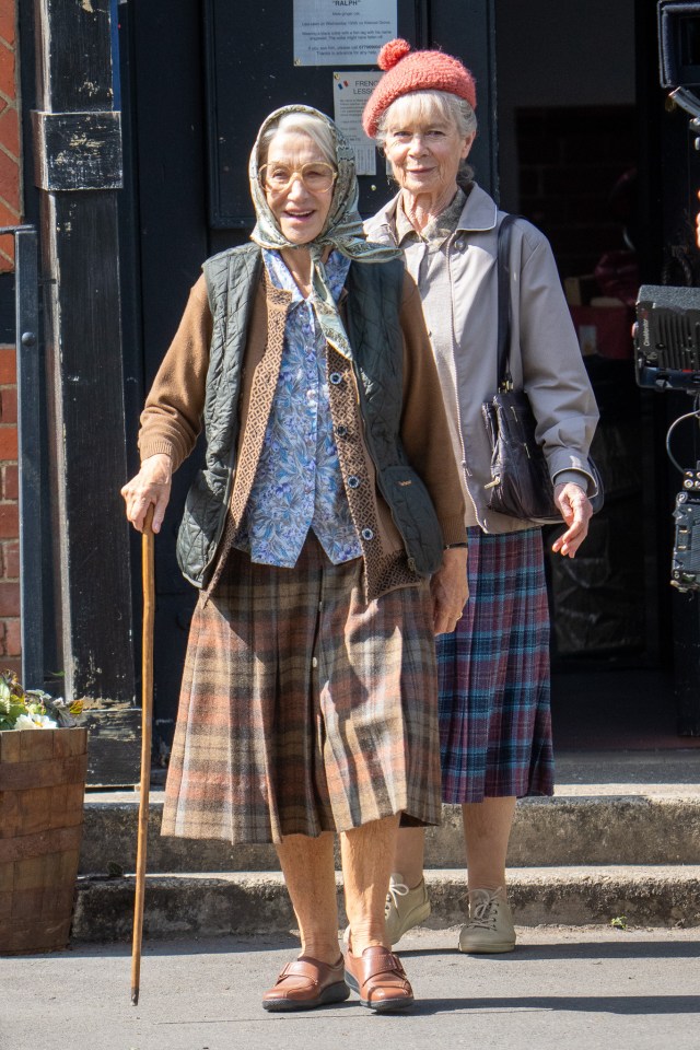 Oscar-winner Dame Helen Mirren joined by co-star Celia Imrie