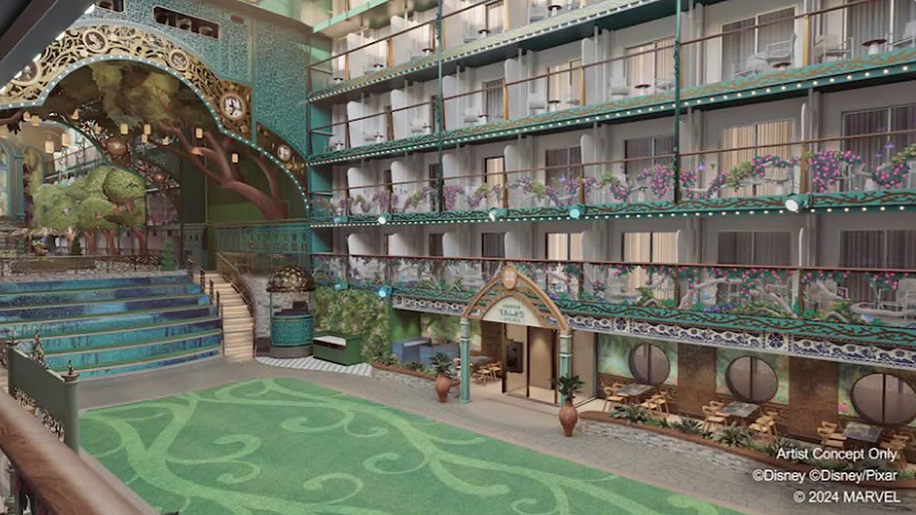 Disney has revealed a first look inside their biggest ever cruise ship