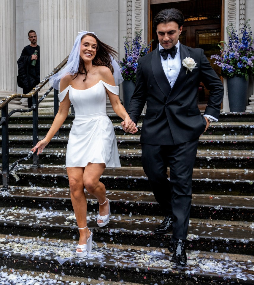 Vicky and Ercan tied the knot in London this weekend