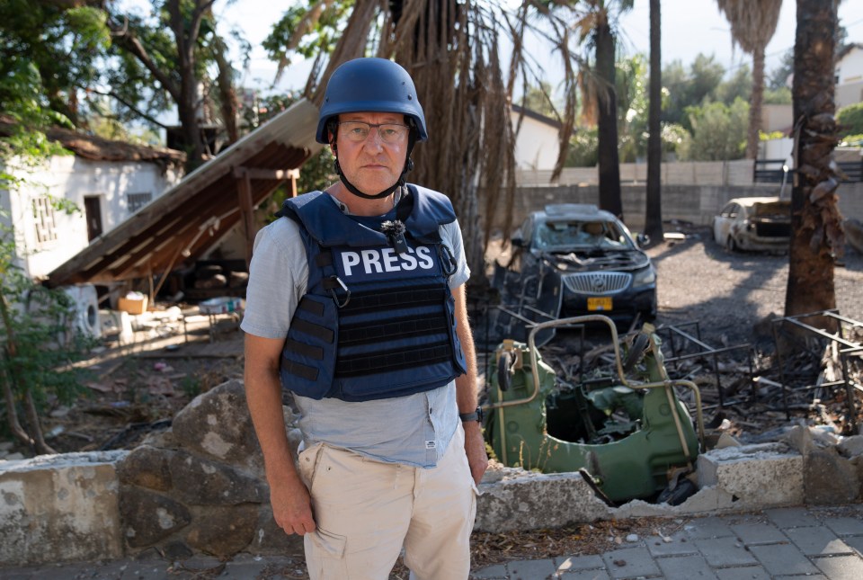 Sun man Nick Parker in the besieged city of Qiryat Shemona