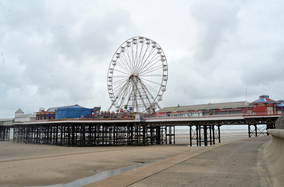 Blackpool's Central Pier was closed after the emergency services raced to the scene