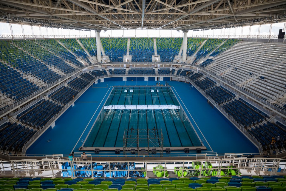 The Aquatics Centre was once a sight to behold