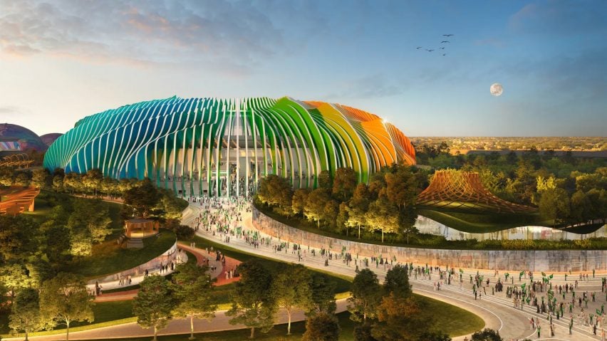 The Qiddiya Coast Stadium will become the most colourful stadium out of the lot