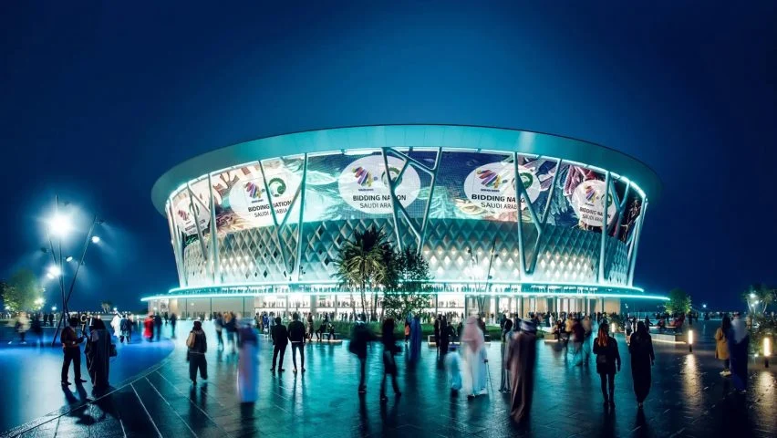 The King Abdullah Economic City Stadium will have a drum-shaped design to host 45,000 footie fans