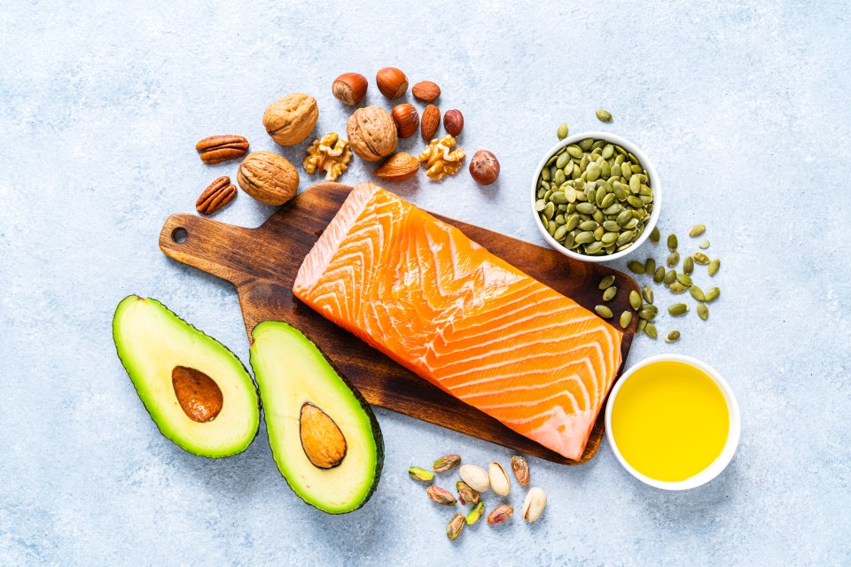 ... the healthier fats, such as avocados, nuts and olive oil