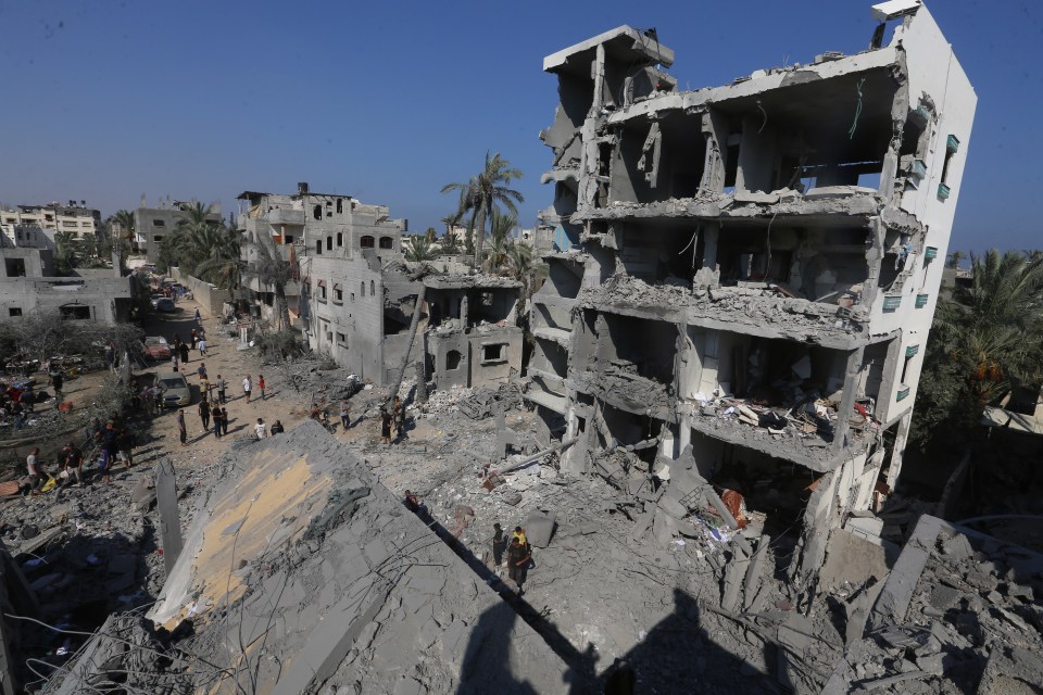 Deir el-bala, central Gaza, August 2024. Much of the Gaza Strip has been destroyed in almost 10 months of war between Israel and Hamas