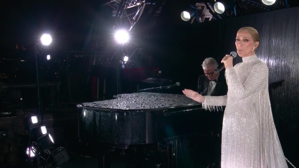 At least Celine Dion delivered a breathtaking performance