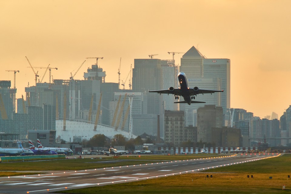 a british airways plane is taking off from an airport runway