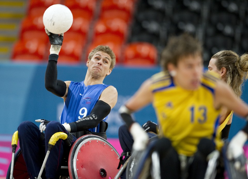 Steve Brown played wheelchair rugby for Great Britain