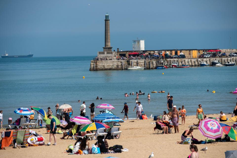 Margate's beach is one of the country's most popular according to the numbers