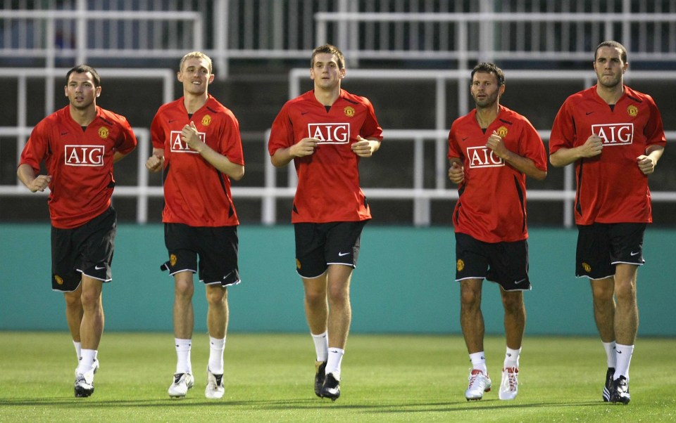 Heaton and Fletcher were part of the same United squad during the goalkeeper's early career