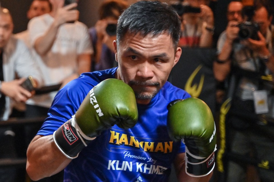 Pacquiao made his boxing return in Japan