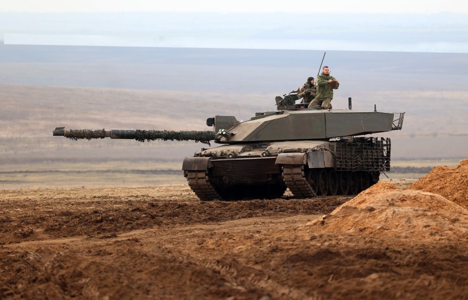 The tanks are being used by the Ukrainian 82nd Air Assault Brigade