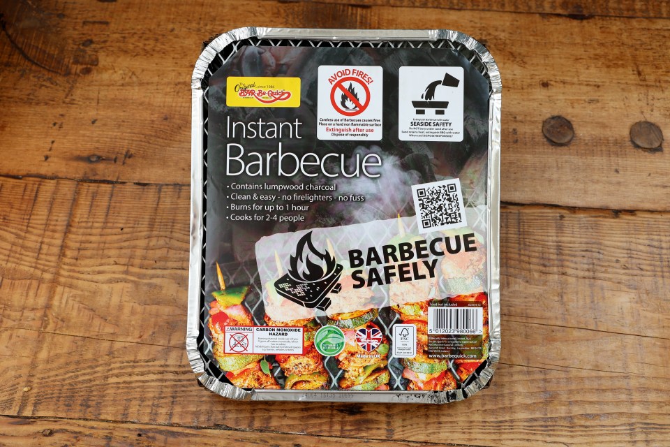 Morrisons sells a disposable BBQ for £3