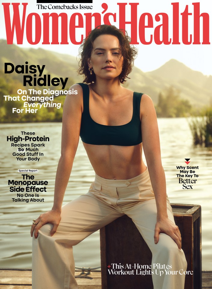 Daisy covers the September / October issue of Woman's Health