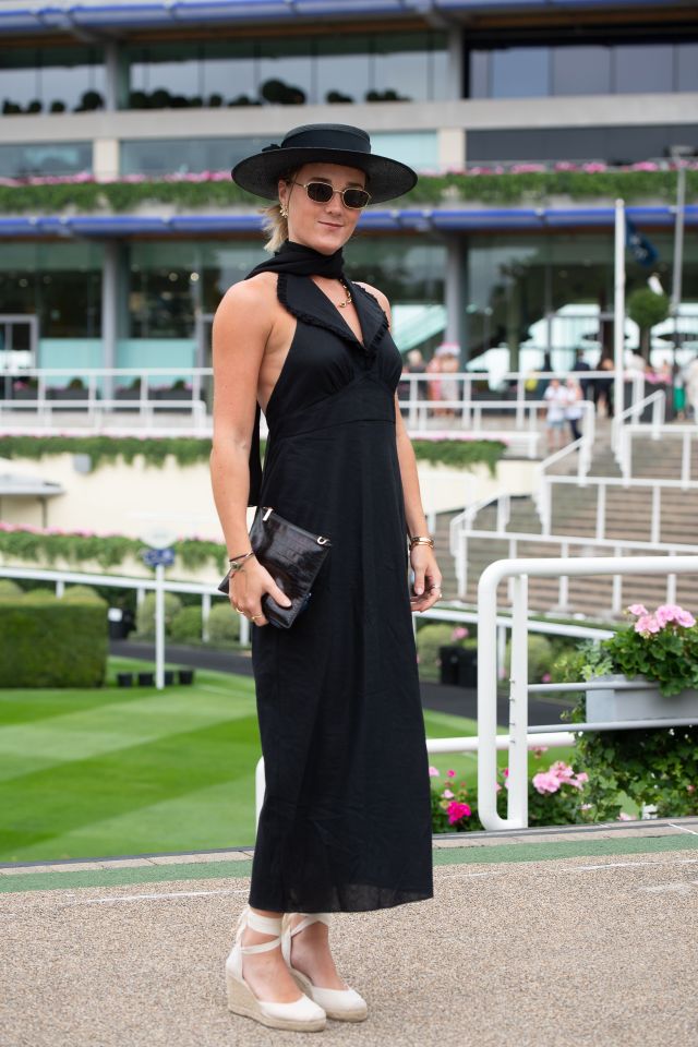 This attendee looked smart with a matching hat - which aren't compulsory for this event