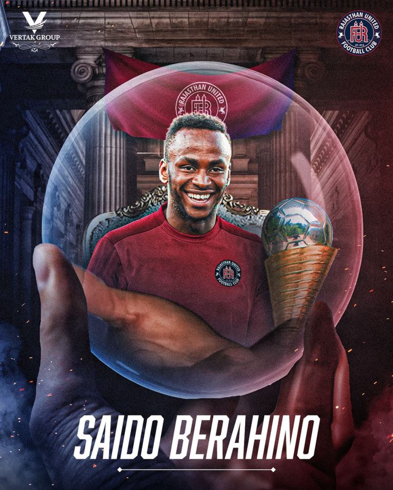 Rajasthan United have confirmed the signing of Berahino